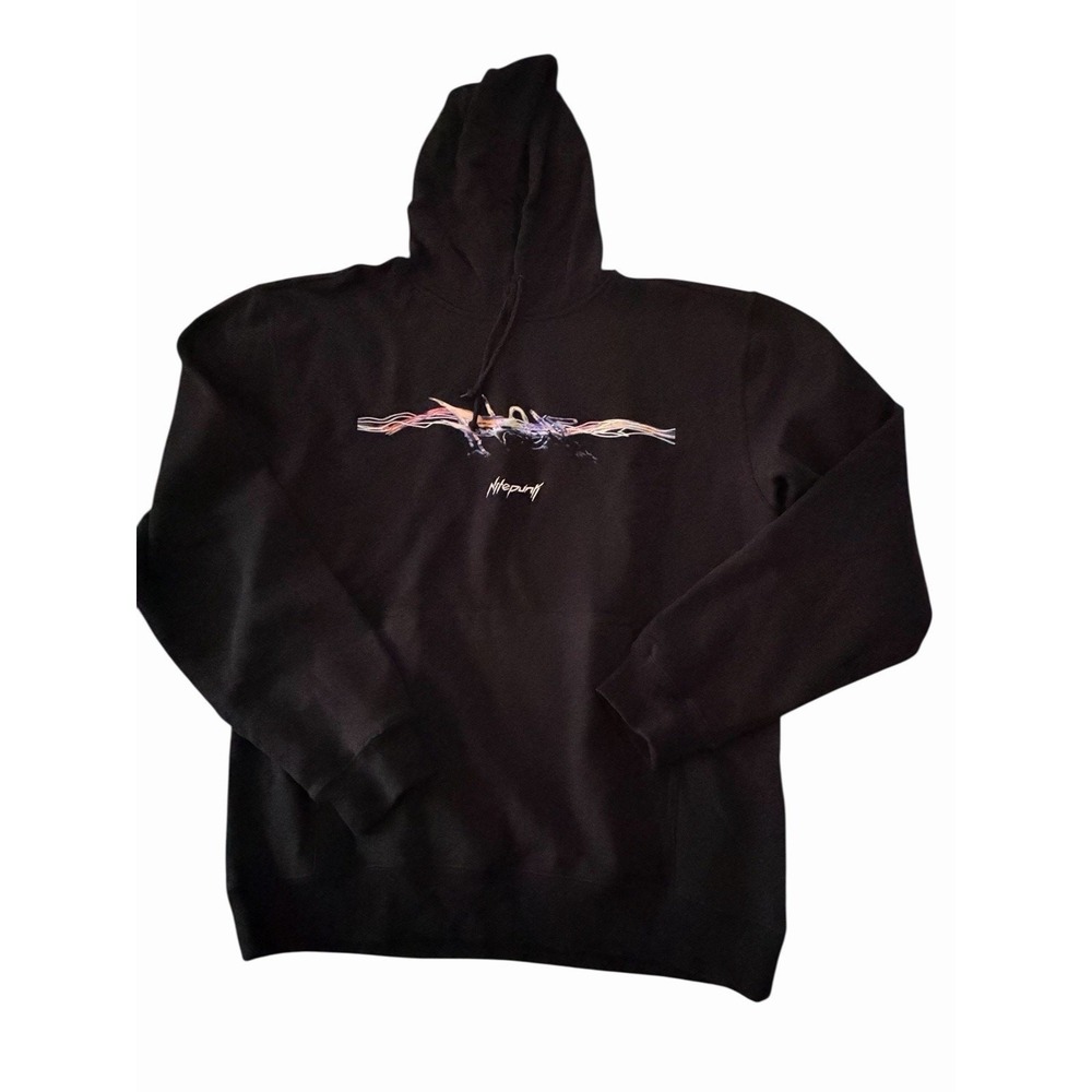 Insomniac Nitepunk Hoodie‎ Sweatshirt Streetwear Black Techno Rave EDM EDC Sz L